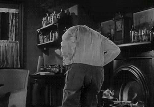 Image result for invisible man 1933 gif