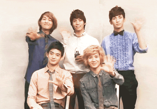 Image result for gif shinee debut
