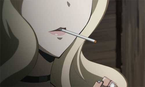 Anime Girl Smoking Gif Animated gif about pink in kawaii and random gifs by r a c h e l l e. anime girl smoking gif