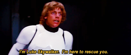 When I said Leia I am luke Skywalker I am here to rescue you | Star Wars  Amino