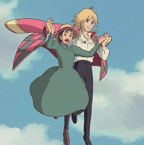 Howls moving castle gifs.