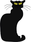 Resultado de imagen para cruza un gato negro gif