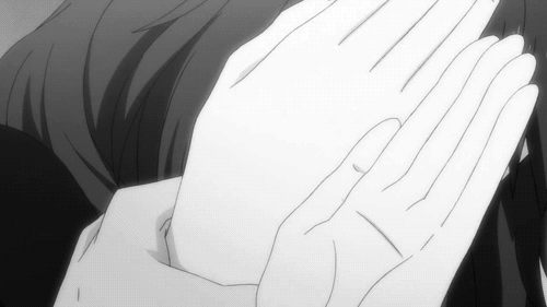 Anime couple making out gif