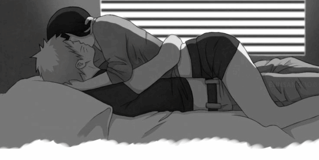 Anime making out gif