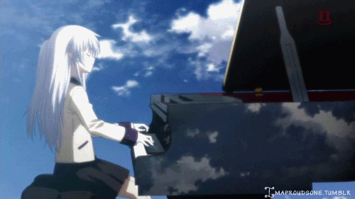 نتیجه تصویری برای kanade tachibana sad gif