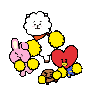 Image result for thankyou bt21 gif