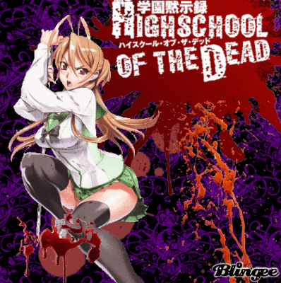 highschool of the dead gif
