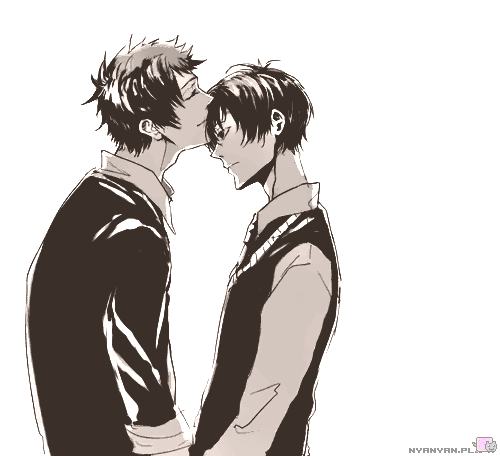 gay anime boys making out