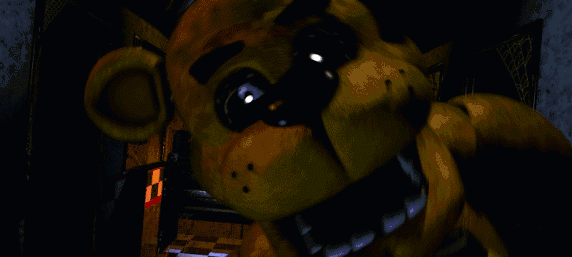 freddy jumpscare fnaf 1 power out gif freddy jumpscare fnaf 1 power out gif