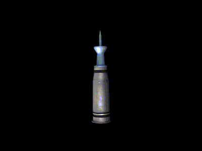 force of a tank shell