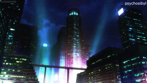 Download Anime City Background Gif | PNG & GIF BASE