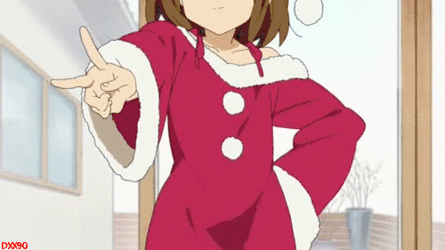 Christmas anime gif