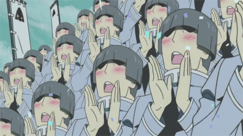 Clapping anime gif