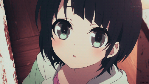 Bashful anime gif