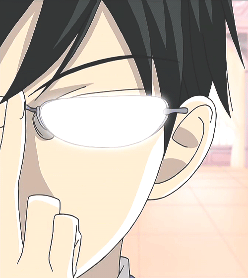 Anime glasses gif