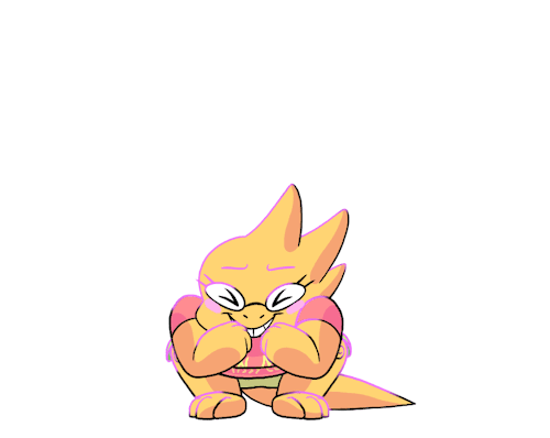 alphys the dino artist