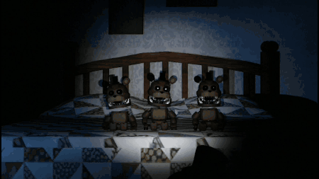 five nights in anime freddy jumpscare gif