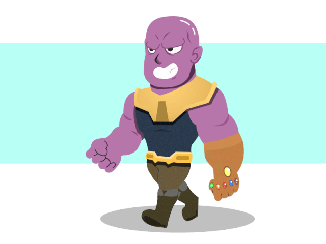 Made a thanos Gif for infinity War :D | Marvel Amino