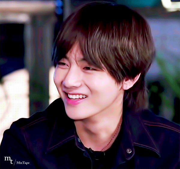 Bts V Cute Smile Gif Cute Images