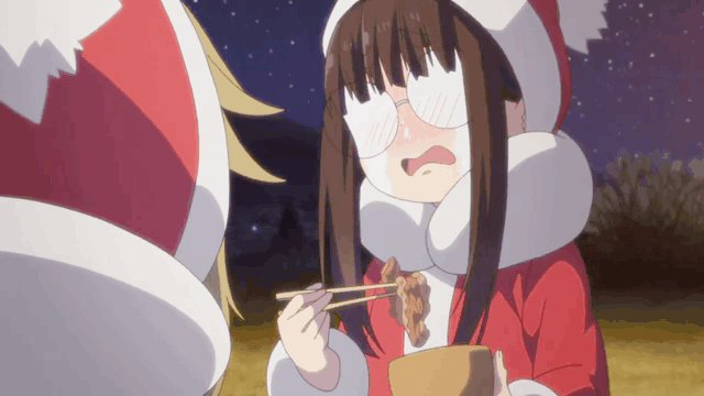 Christmas anime gif