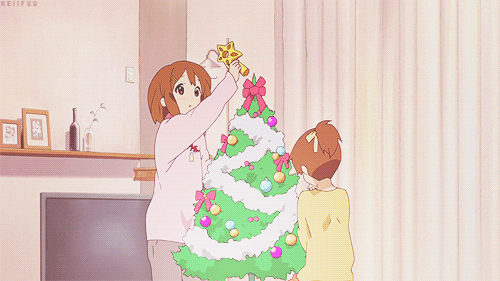 Christmas anime gif