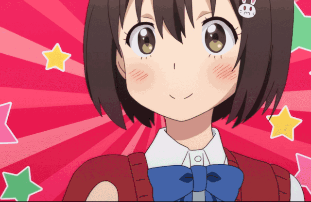 Anime wink face