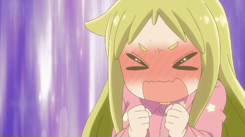 Embarrassed gif anime