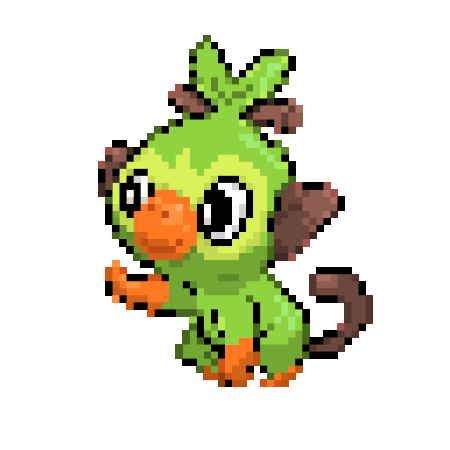 Grookey Pixel Art Pokemon Amino