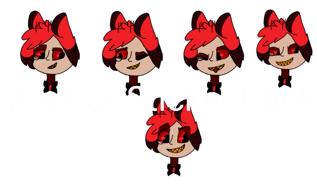 Alastor Sticker Pack | Hazbin Hotel (official) Amino