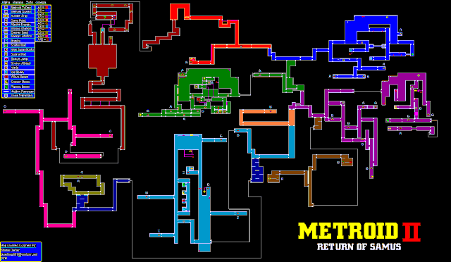 metroid zero mission mothership map