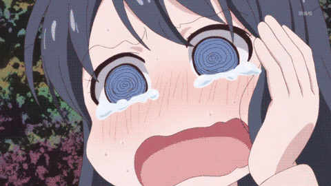Anime embarrassed face gif