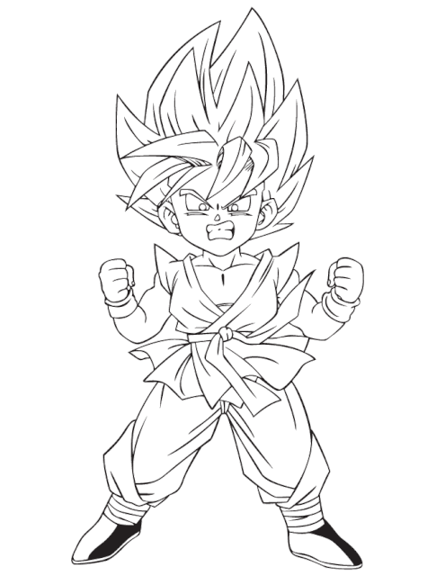 Las mejores imagenes en blanco y negro para dibujar 《Dragon ball Super ...