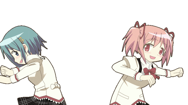 Happy anime dance gif