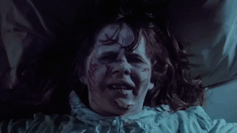 Linda Blair em "O Exorcista"