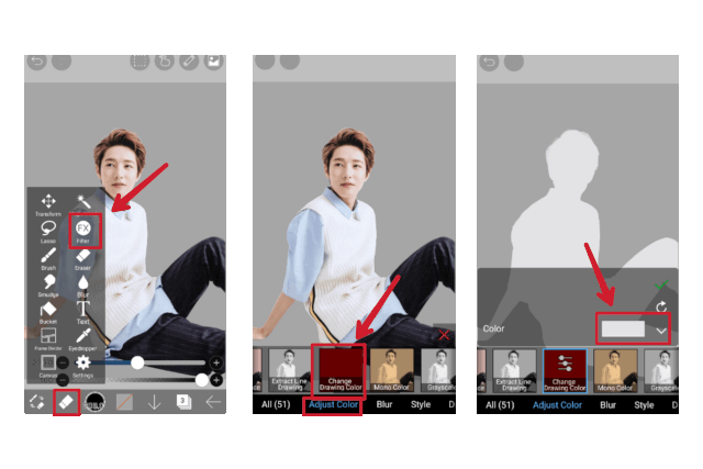 how to add the white "shadow" to pngs | Templates and stuff Amino