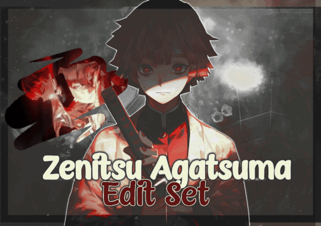 Zenitsu Edit Set Demon Slayer Kimetsu No Yaiba Amino