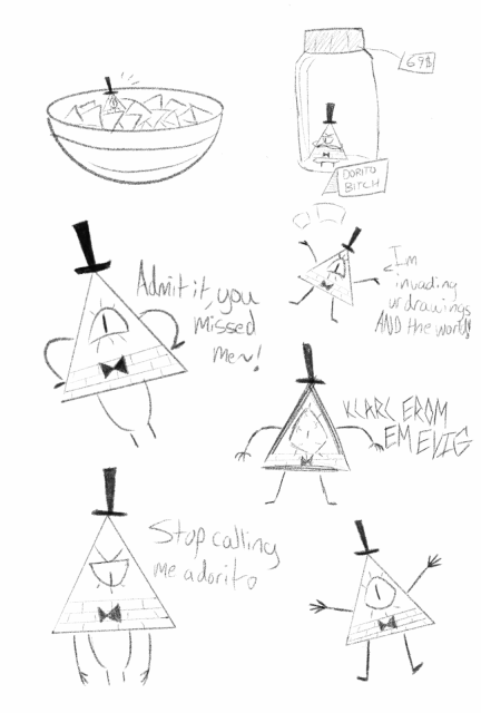 Random Dorito Sketches | Gravity Falls Amino