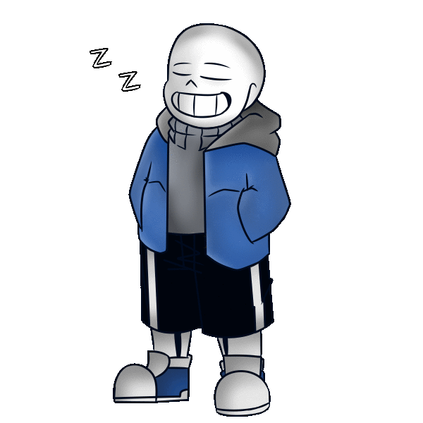 Sans sleeping.. 💤💤 Glitchtale Amino
