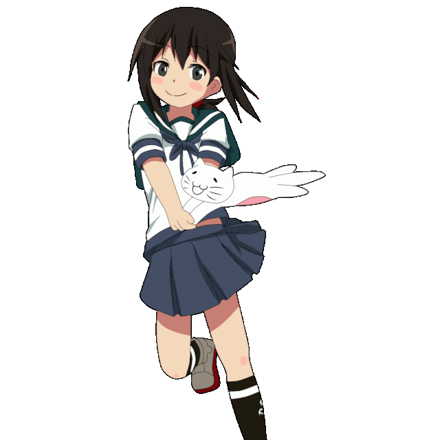 Anime girl gif transparent