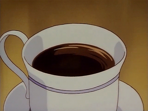 Гифки аниме еда и напитки и Акутагавааа.