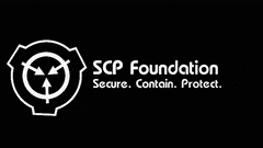 SCP Logo (Black Background) Blank Template - Imgflip